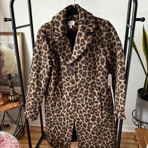 Animal Print Coat